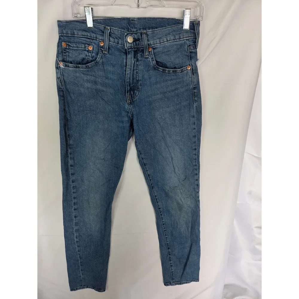 Levis 502 Taper Fit Mens Blue Denim Jeans